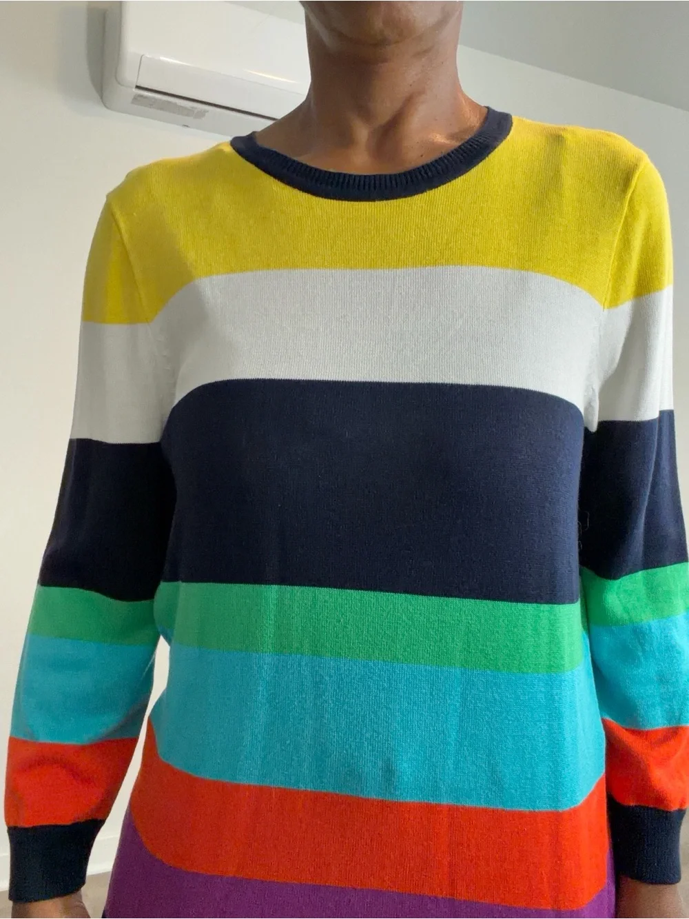 Chaps Color Block Sweater - Picture 4 of 4